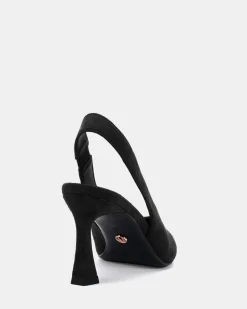 YARDEN Black Suede Pumps
