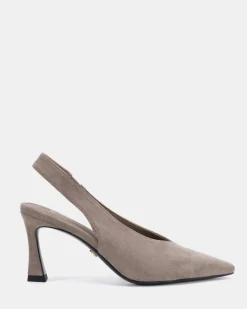 YARDEN Dove Suede Pumps