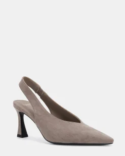 YARDEN Dove Suede Pumps