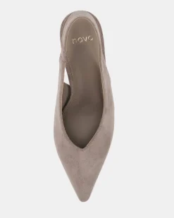 YARDEN Dove Suede Pumps