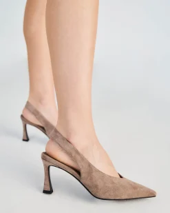 YARDEN Dove Suede Pumps