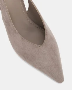 YARDEN Dove Suede Pumps