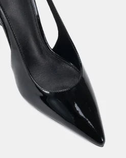 YASHI Black Patent Pumps