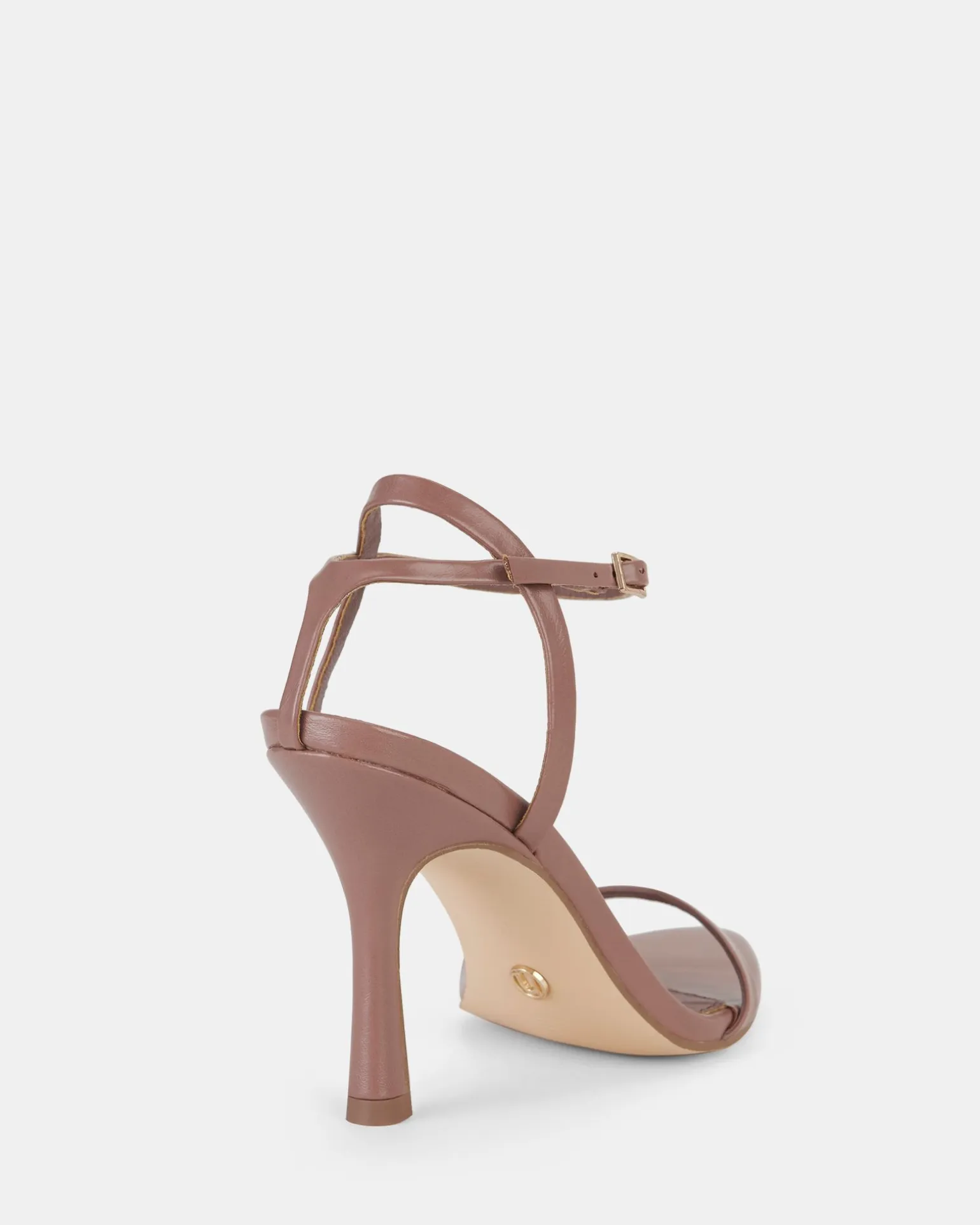 YAZMEEN PLUM Open Toe Heels