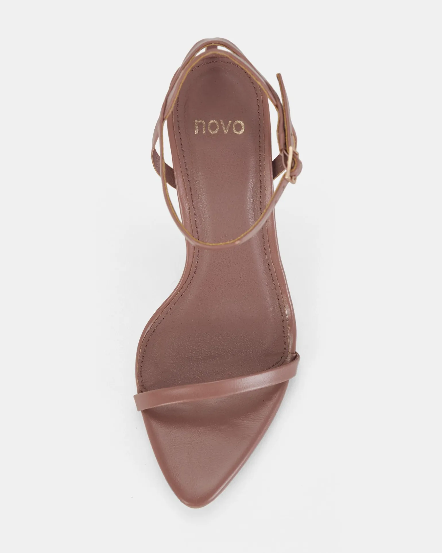 YAZMEEN PLUM Open Toe Heels
