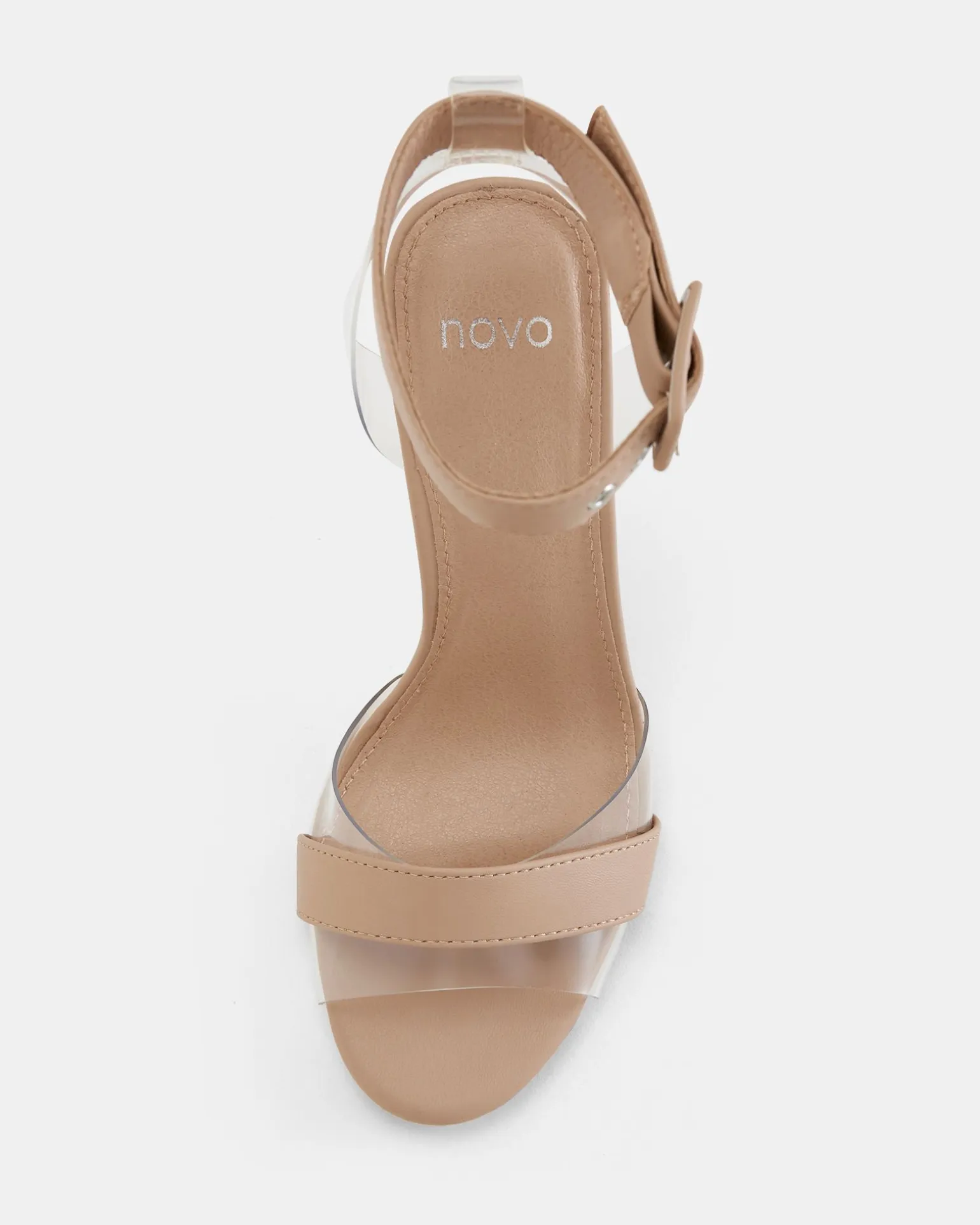 YESHA Sand Open Toe Heels