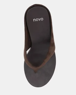 YOASOBI ESPRESSO SUEDE Wedge Heels