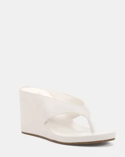 YOASOBI WHITE Wedge Sandals