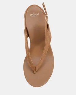 YOUNG CARAMEL Wedge Heels