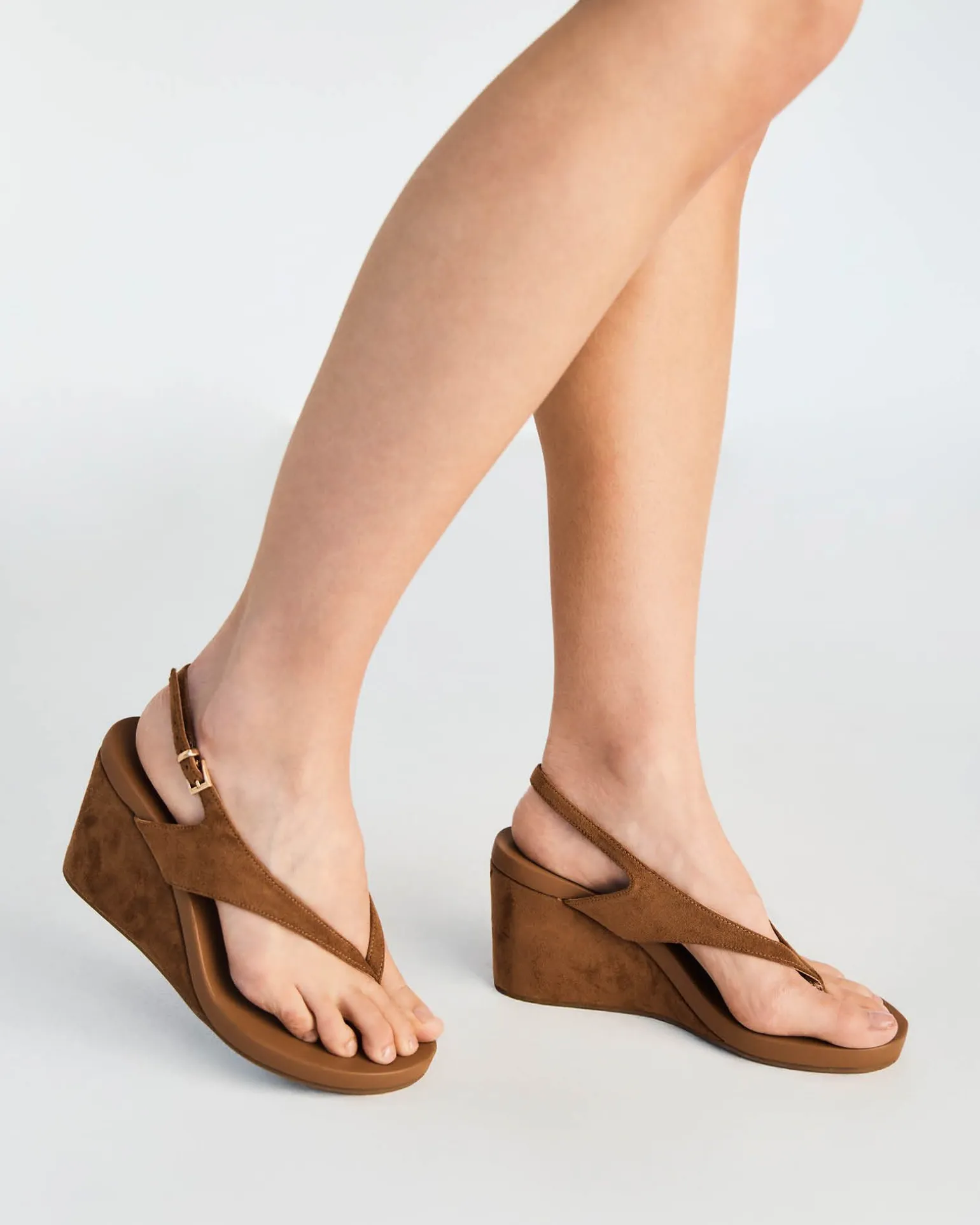 YOUNG CARAMEL Wedge Heels