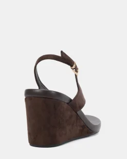 YOUNG ESPRESSO Wedge Heels
