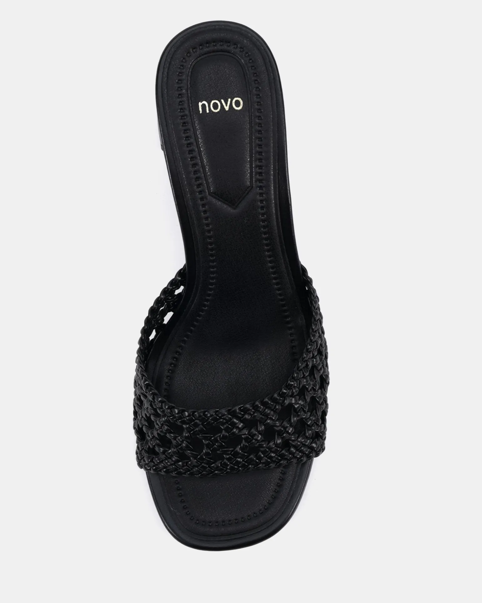 YUNA BLACK Heeled Sandals