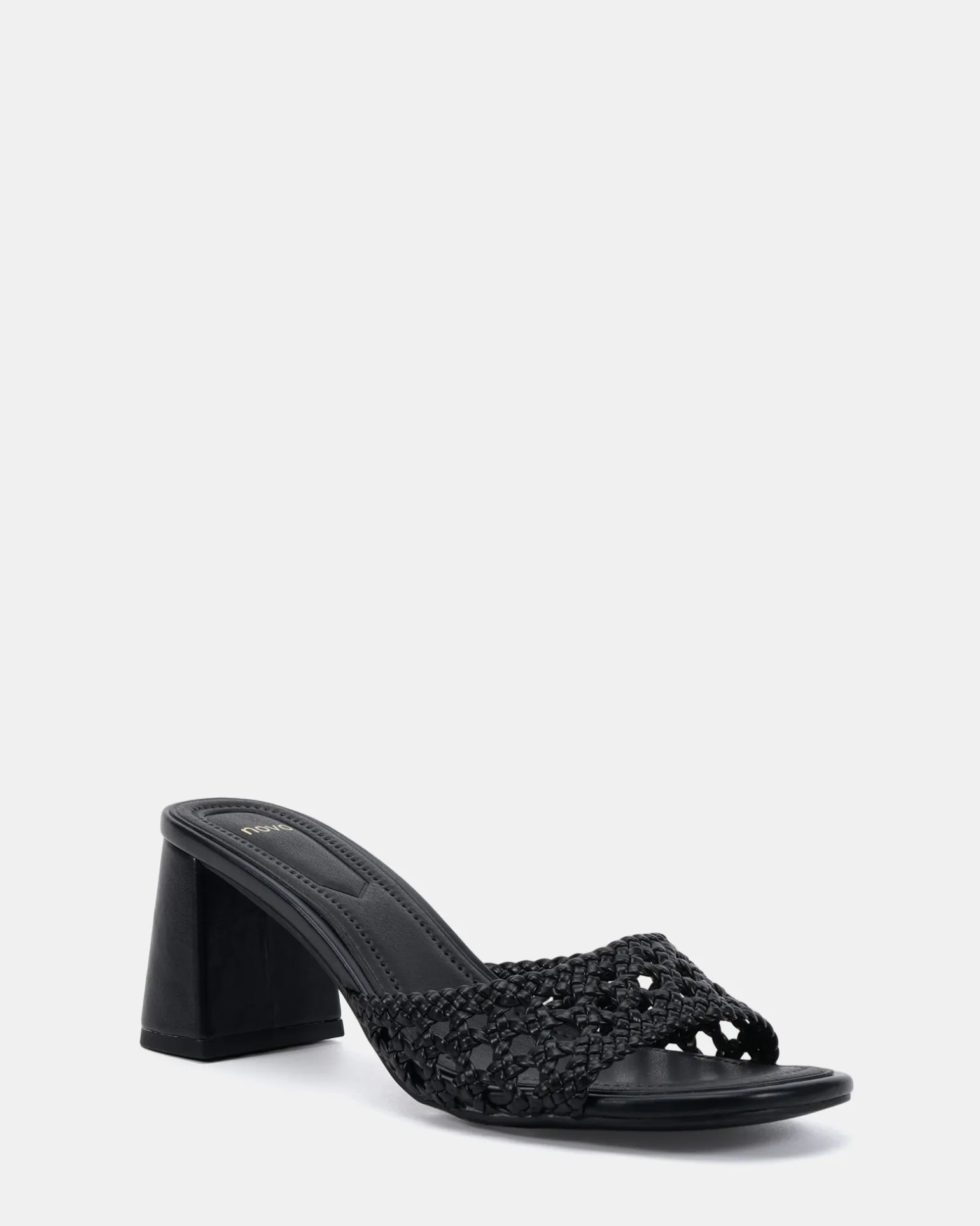 YUNA BLACK Heeled Sandals