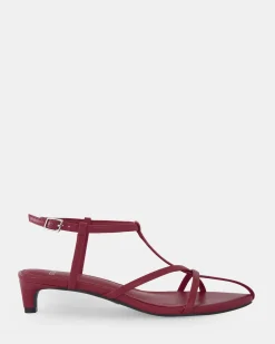 ZAGE RED Kitten Heels