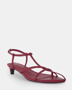 ZAGE RED Kitten Heels