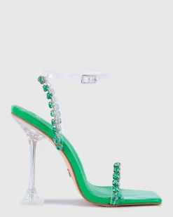 ZAKY GREEN Martini Heels