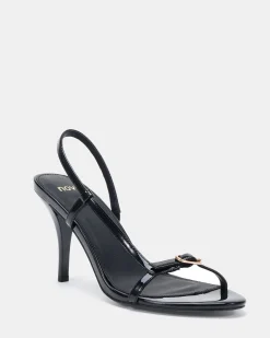 ZANDEE Black Patent High Heels