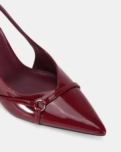 ZANDRA WINE PATENT Stilettos