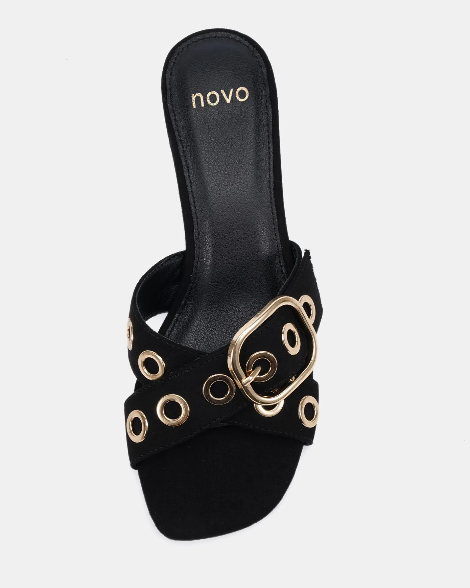 ZARAGOZA Black Suede High Heels
