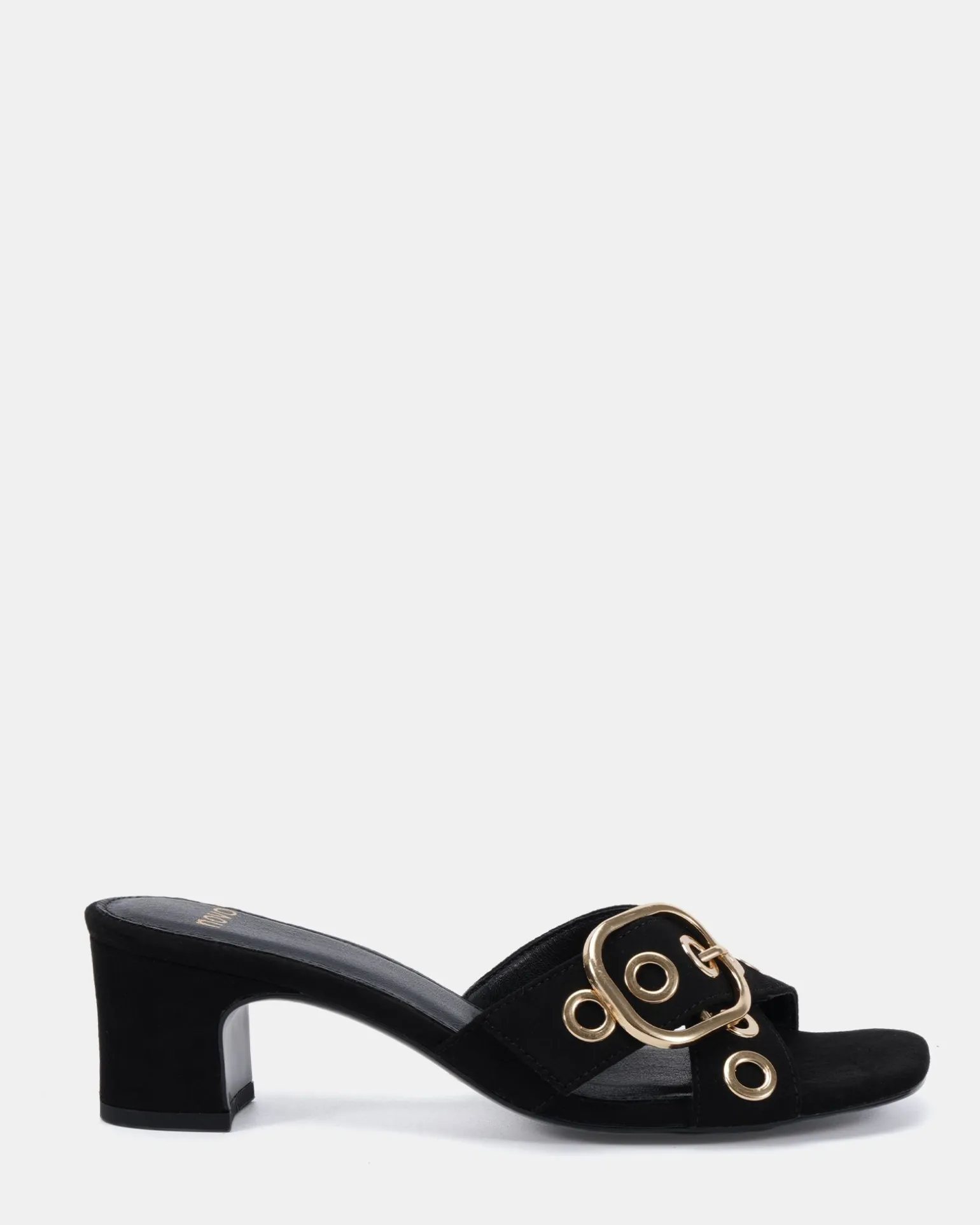 ZARAGOZA Black Suede High Heels