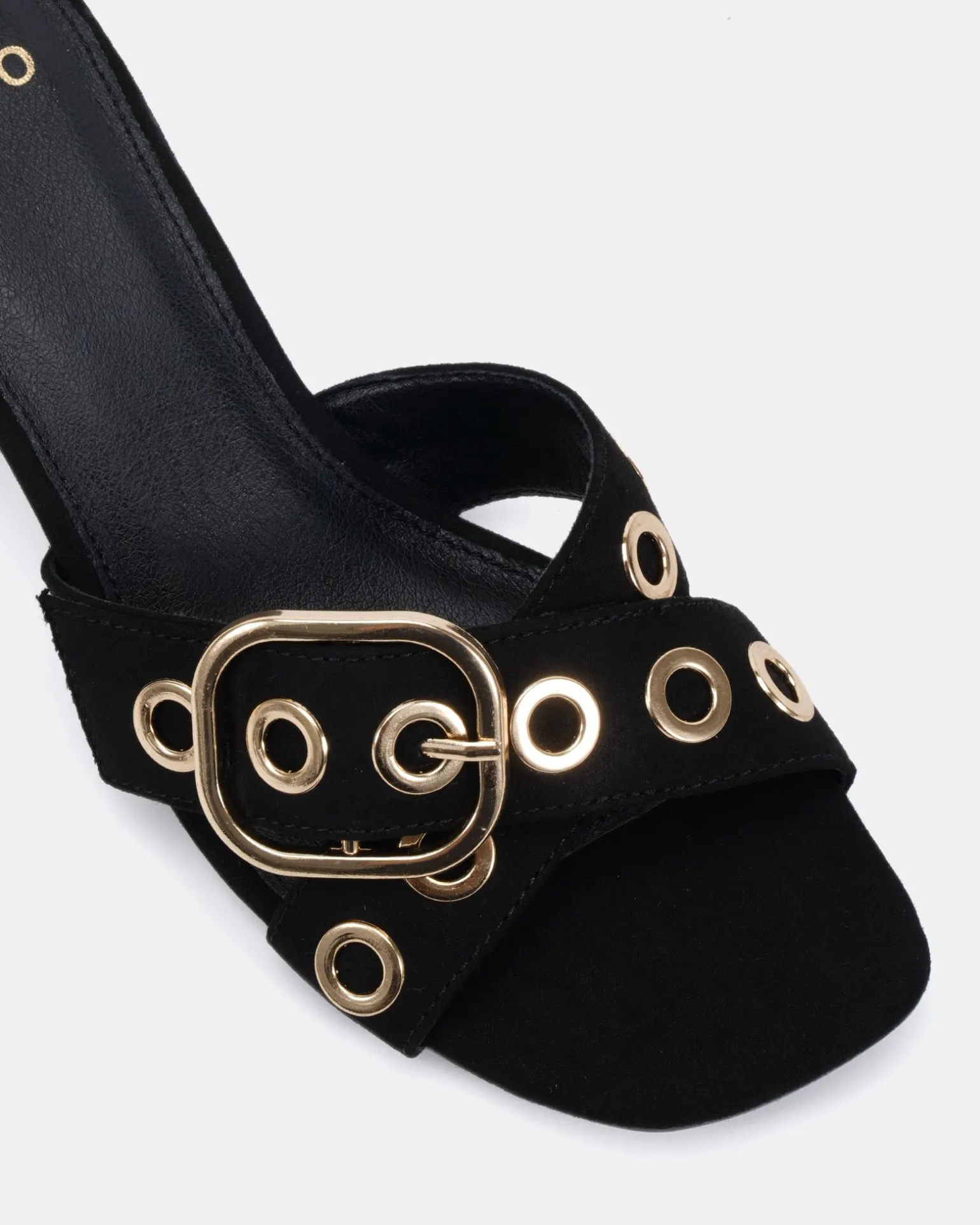 ZARAGOZA Black Suede High Heels