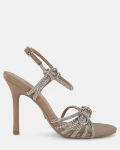 ZARDI CAMEL Open Toe Heels