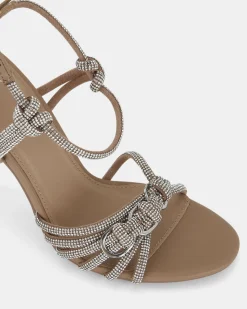 ZARDI CAMEL Open Toe Heels