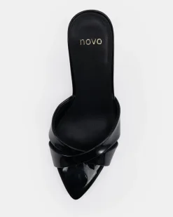 ZAYNA Black Patent High Heels