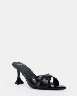 ZAYNA Black Patent High Heels