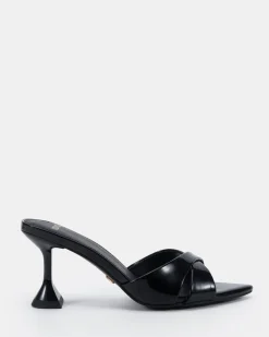 ZAYNA Black Patent High Heels