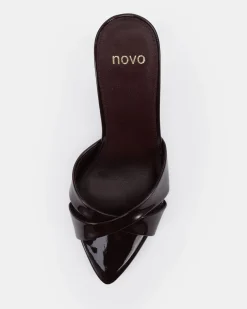 ZAYNA ESPRESSO PATENT High Heels