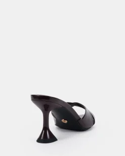 ZAYNA ESPRESSO PATENT High Heels