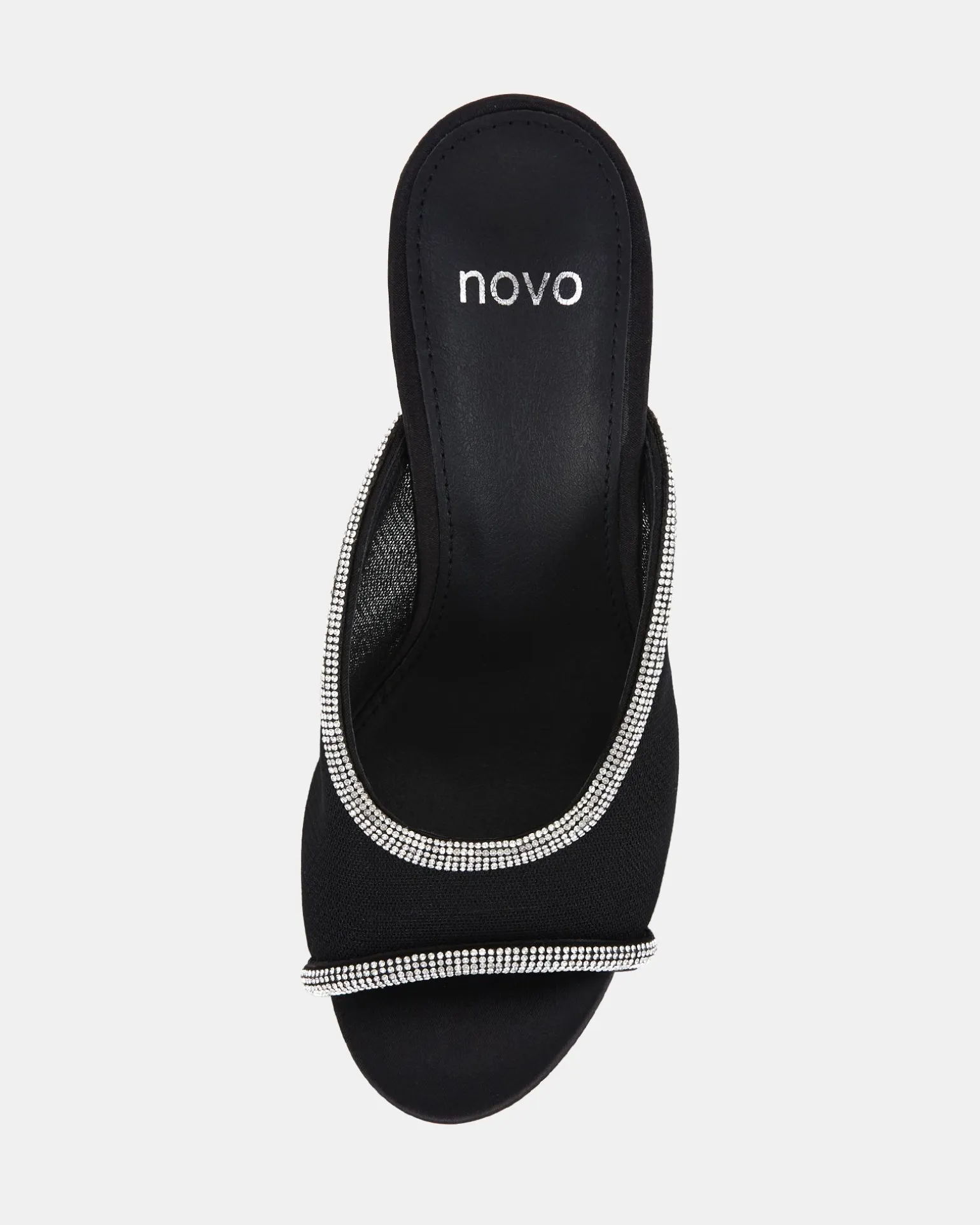 ZEMMA BLACK Open Toe Heels