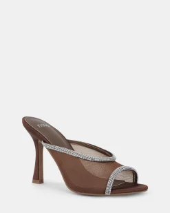 ZEMMA BROWN Open Toe Heels