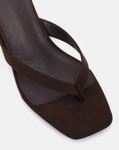 ZEPHRIN ESPRESSO SUEDE Low Heels