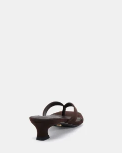 ZEPHRIN ESPRESSO SUEDE Low Heels