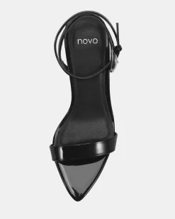 ZIBIT Black Patent High Heels