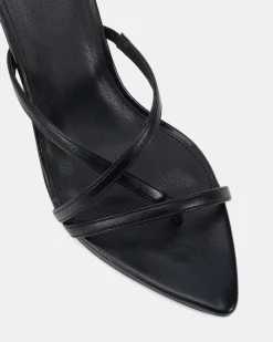ZINCKY Black Smooth Mules
