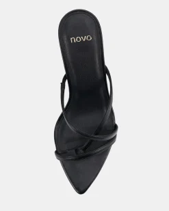 ZINCKY Black Smooth Mules