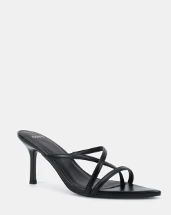ZINCKY Black Smooth Mules