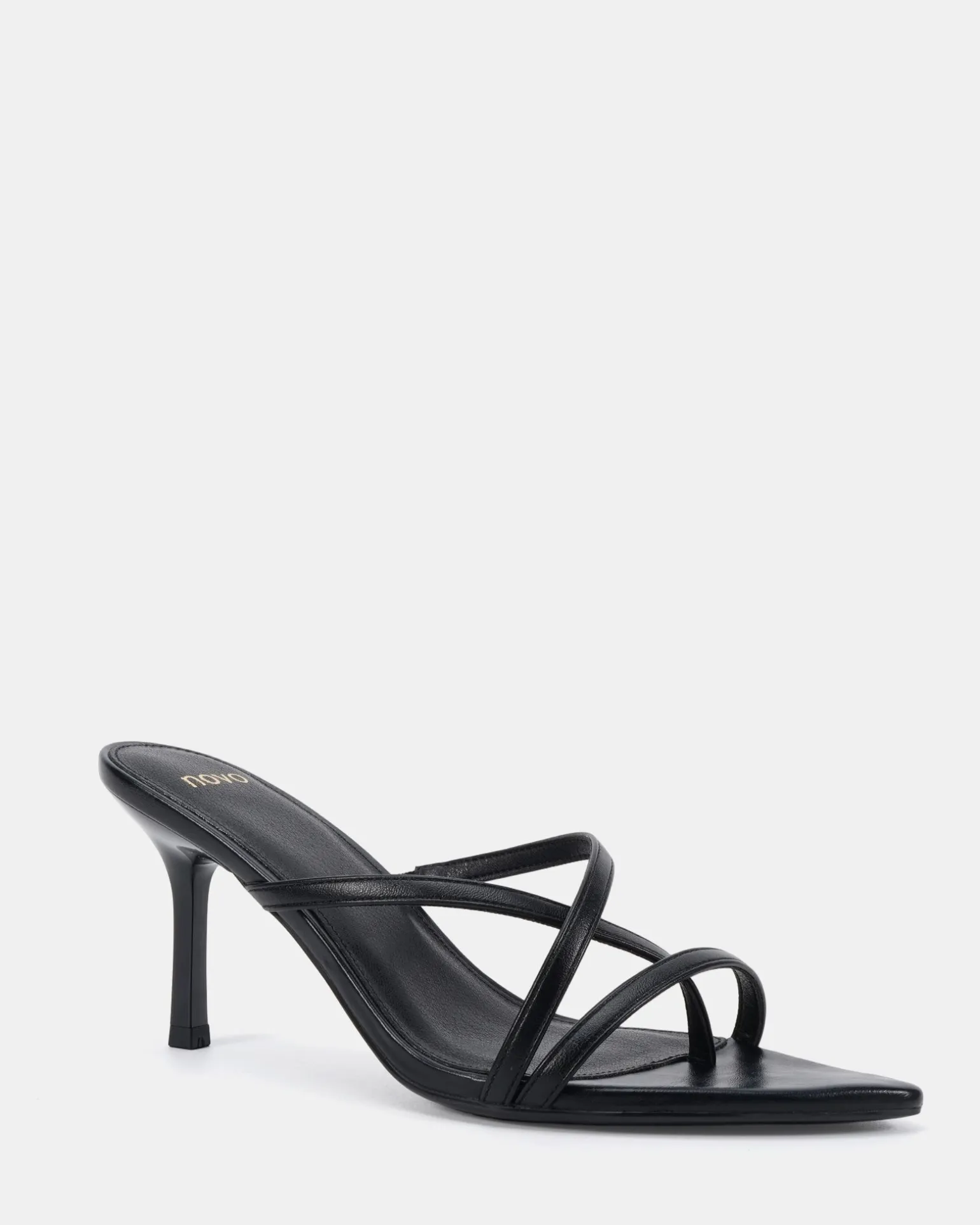 ZINCKY Black Smooth Mules
