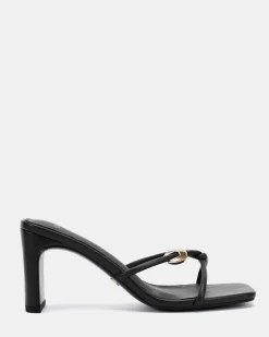 ZINGY BLACK Mules