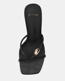 ZINGY BLACK Mules
