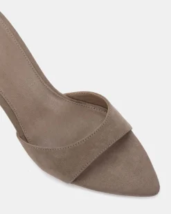 ZIV Dove Suede Mules