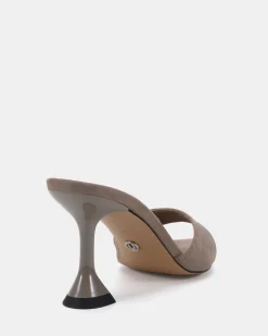 ZIV Dove Suede Mules