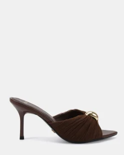 ZOFIA MILK CHOCOLATE Mid Heels