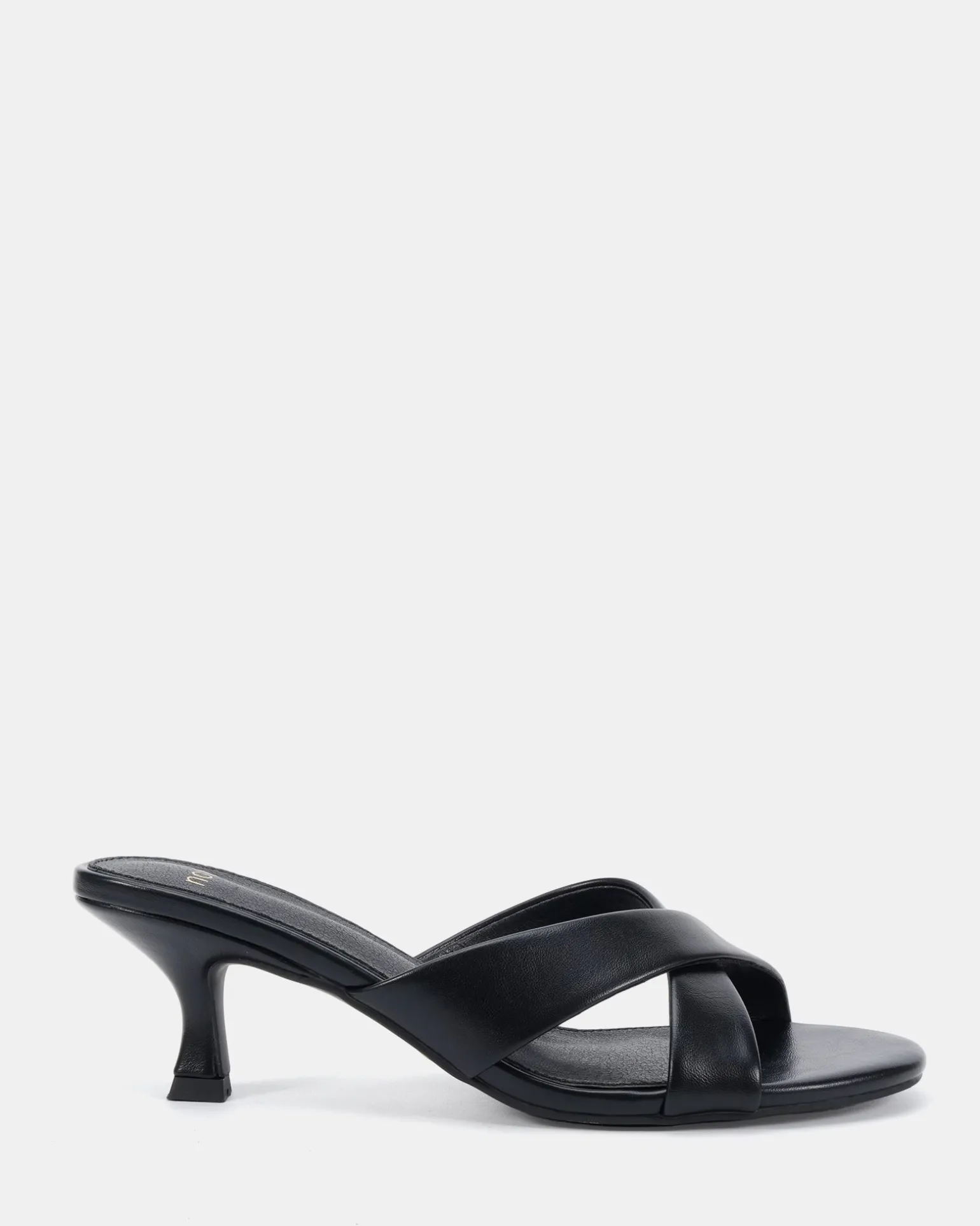 ZONA Black Smooth Mules