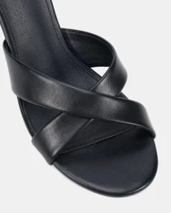 ZONA Black Smooth Mules