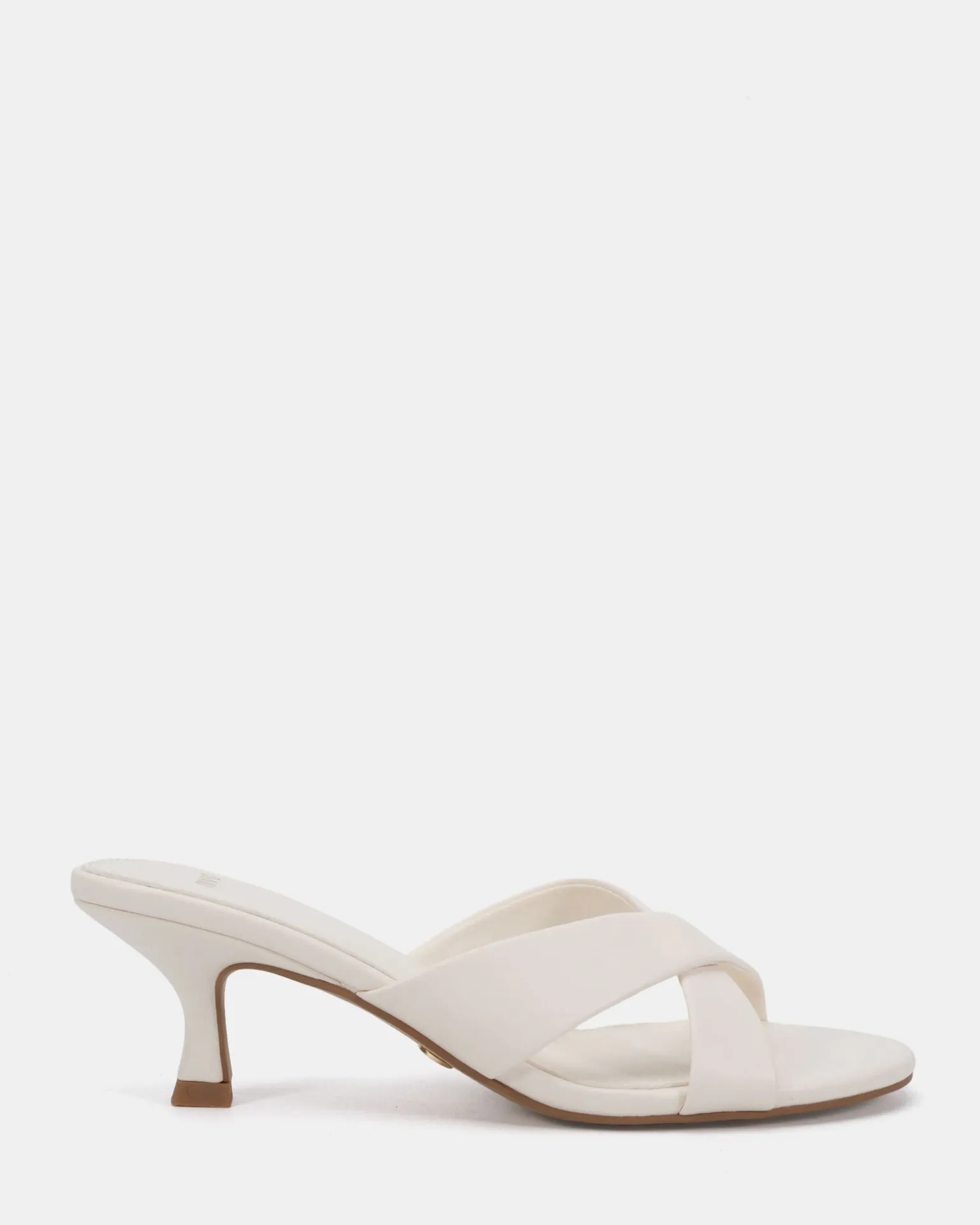 ZONA White Smooth Mules