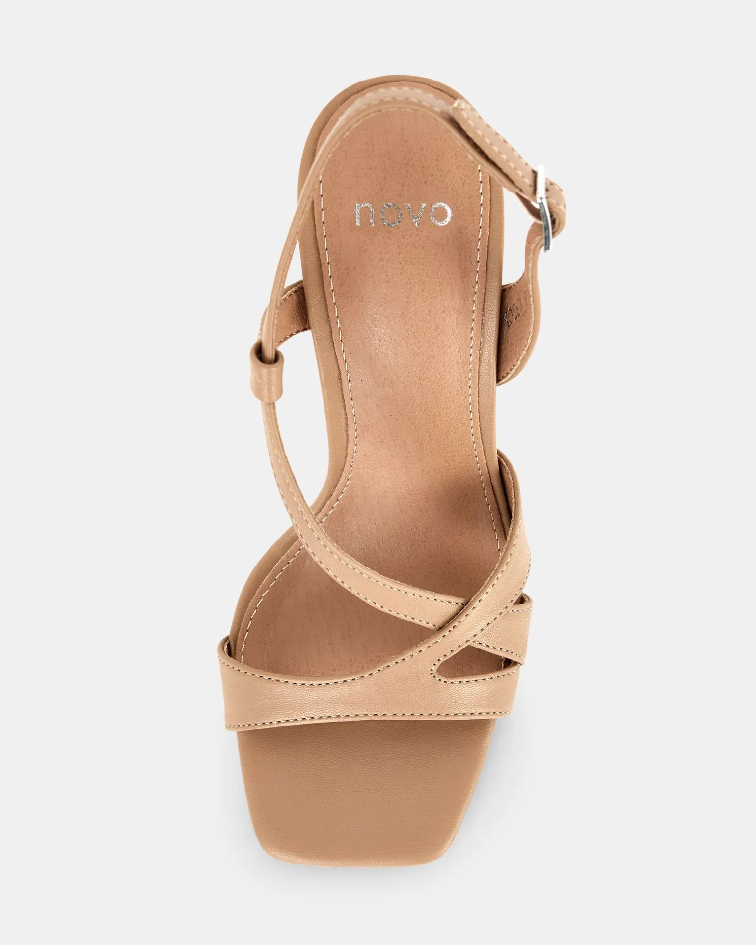 ZOZEY Sand Open Toe Heels